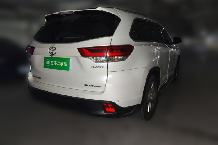 Used Toyota Highlander 2021 2.0T Four-Wheel Drive Luxury Edition 7 Seats Rear Right 45 Deg