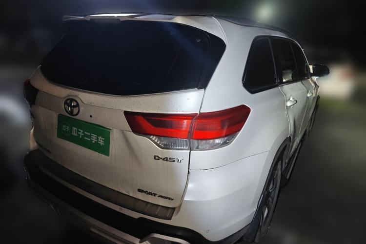 Used Toyota Highlander 2021 2.0T Four-Wheel Drive Luxury Edition 7 Seats Rear Right 45 Deg