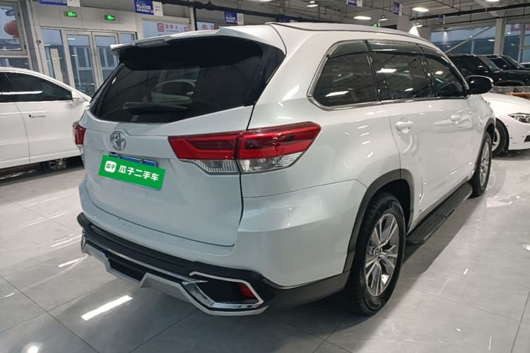 Used Toyota Highlander 2021 2.0T Four-Wheel Drive Elite Edition 7-Seater Rear Right 45 Deg