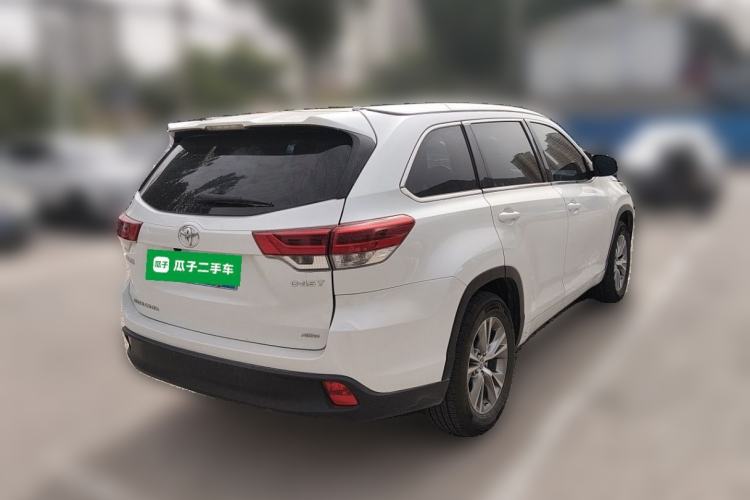Used Toyota Highlander 2021 2.0T Four-Wheel Drive Elite Edition 7-Seater Rear Right 45 Deg
