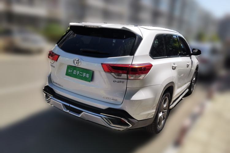 Used Toyota Highlander 2021 2.0T Four-Wheel Drive Luxury Edition 7 Seats Rear Right 45 Deg
