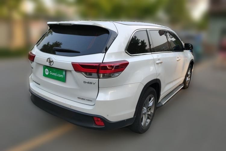 Used Toyota Highlander 2021 2.0T Four-Wheel Drive Luxury Edition 7 Seats Rear Right 45 Deg