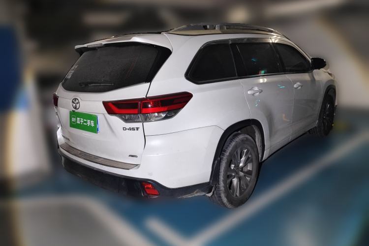 Used Toyota Highlander 2021 2.0T Four-Wheel Drive Elite Edition 7-Seater Rear Right 45 Deg