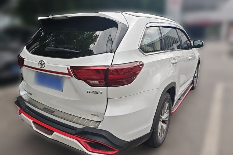 Used Toyota Highlander 2021 2.0T Four-Wheel Drive Elite Edition 7-Seater Rear Right 45 Deg
