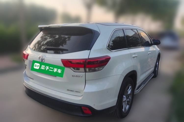 Used Toyota Highlander 2021 2.0T Four-Wheel Drive Luxury Edition 7 Seats Rear Right 45 Deg