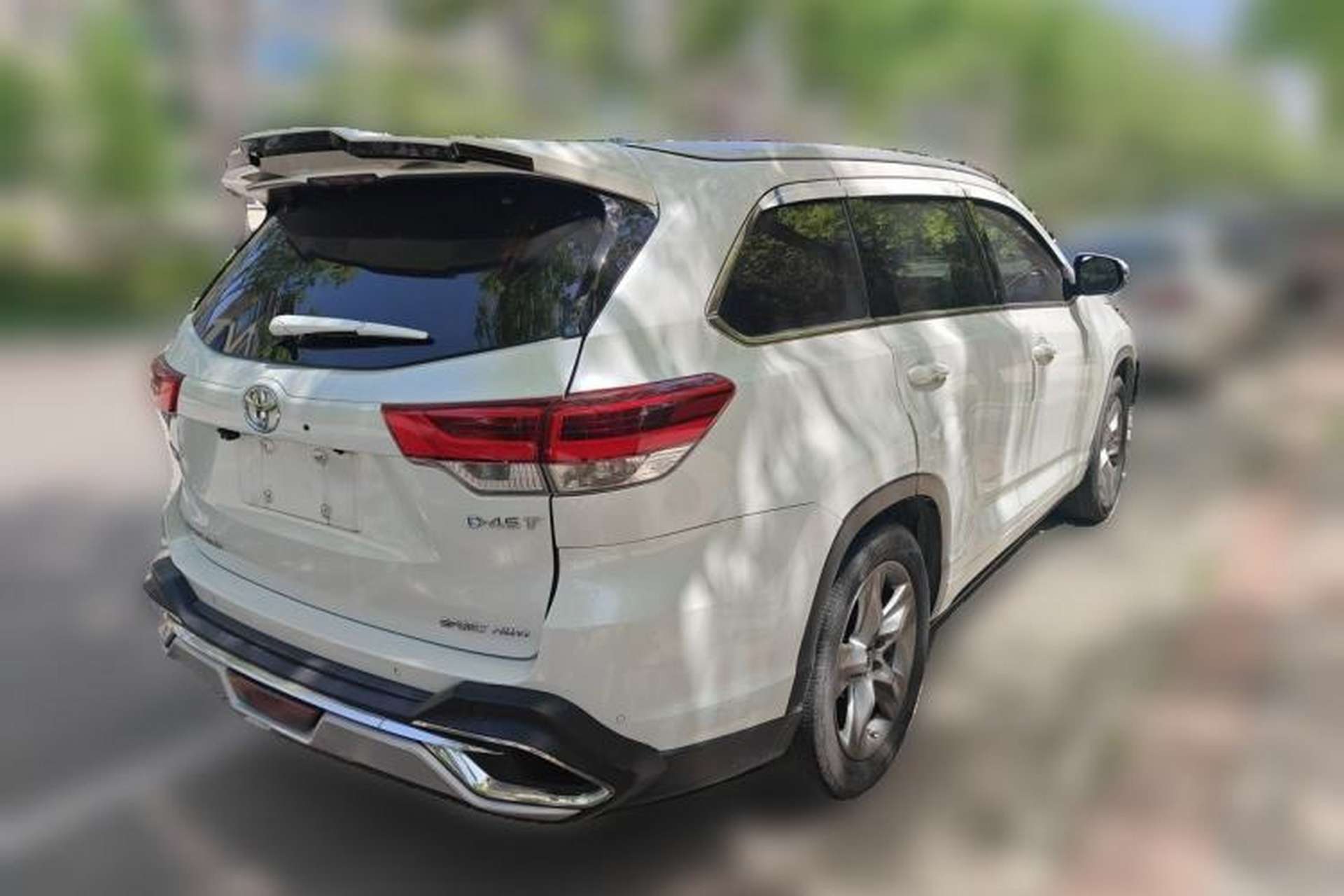 Used Toyota Highlander 2021 2.0T Four-Wheel Drive Prestige Version 7 Seats Rear Right 45 Deg
