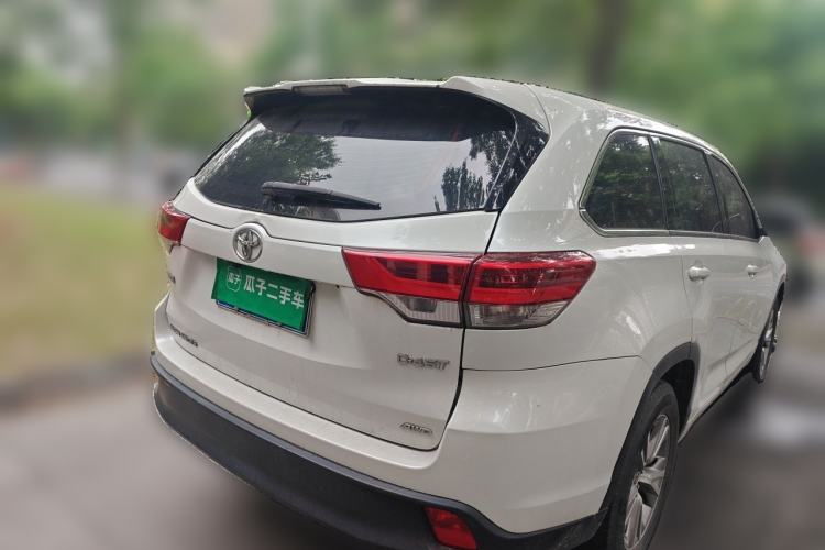Used Toyota Highlander 2021 2.0T Four-Wheel Drive Elite Edition 7-Seater Rear Right 45 Deg