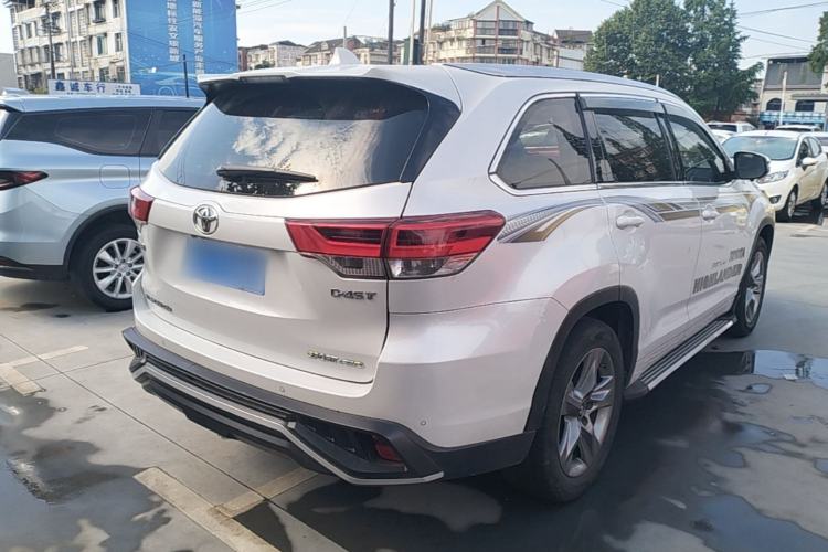 Used Toyota Highlander 2021 2.0T Four-Wheel Drive Luxury Edition 7 Seats Rear Right 45 Deg