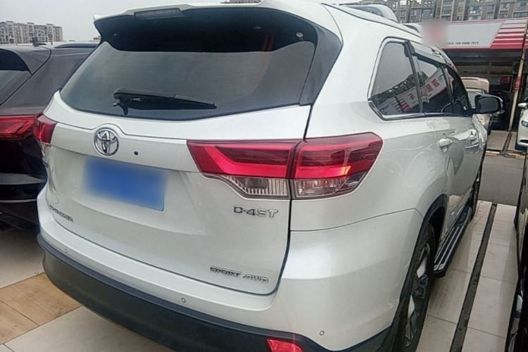 Used Toyota Highlander 2021 2.0T Four-Wheel Drive Prestige Version 7 Seats Rear Right 45 Deg
