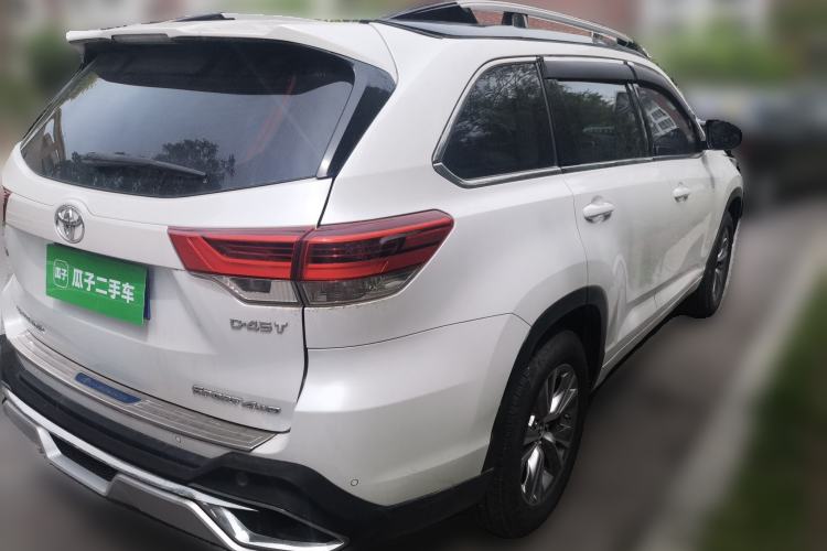 Used Toyota Highlander 2021 2.0T Two-Wheel Drive Elite Edition 5 Seats Rear Right 45 Deg