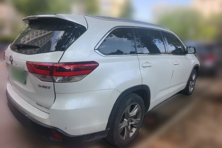 Used Toyota Highlander 2021 2.0T Four-Wheel Drive Prestige Version 7 Seats Rear Right 45 Deg