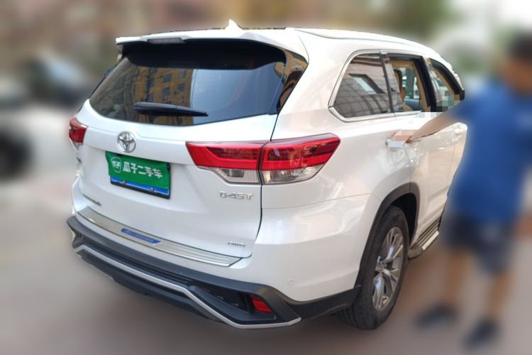 Used Toyota Highlander 2021 2.0T Four-Wheel Drive Elite Edition 7-Seater Rear Right 45 Deg