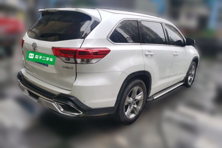 Used Toyota Highlander 2021 2.0T Four-Wheel Drive Luxury Edition 7 Seats Rear Right 45 Deg