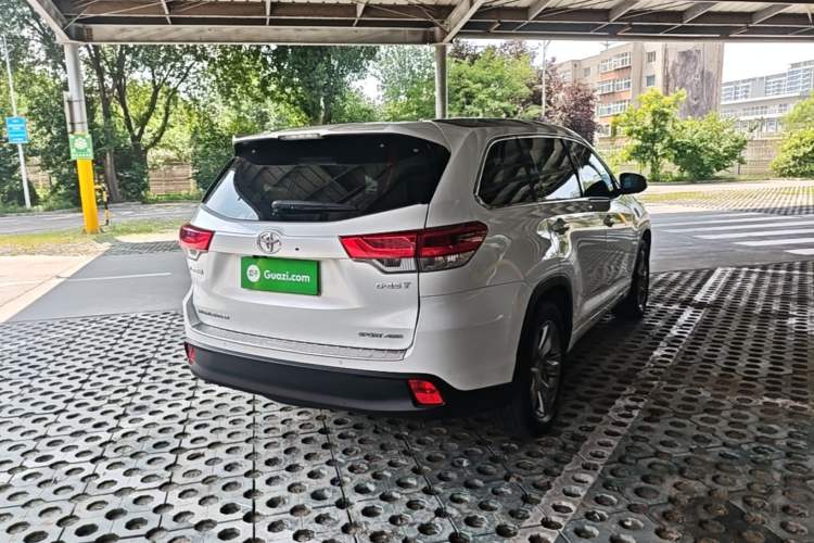 Used Toyota Highlander 2021 2.0T Four-Wheel Drive Prestige Version 7 Seats Rear Right 45 Deg