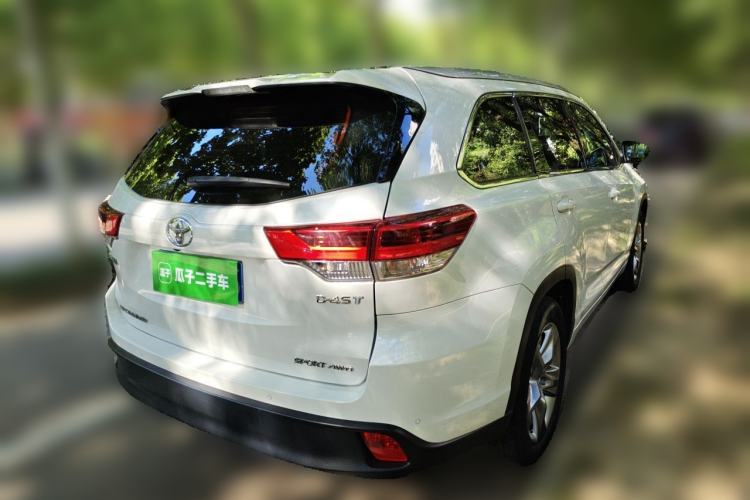 Used Toyota Highlander 2021 2.0T Four-Wheel Drive Luxury Edition 7 Seats Rear Right 45 Deg