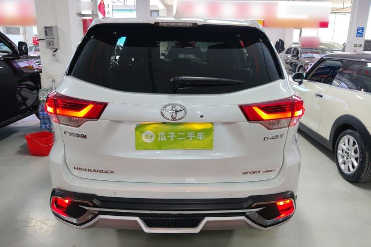 Used Toyota Highlander 2021 2.0T Four-Wheel Drive Prestige Version 7 Seats Rear