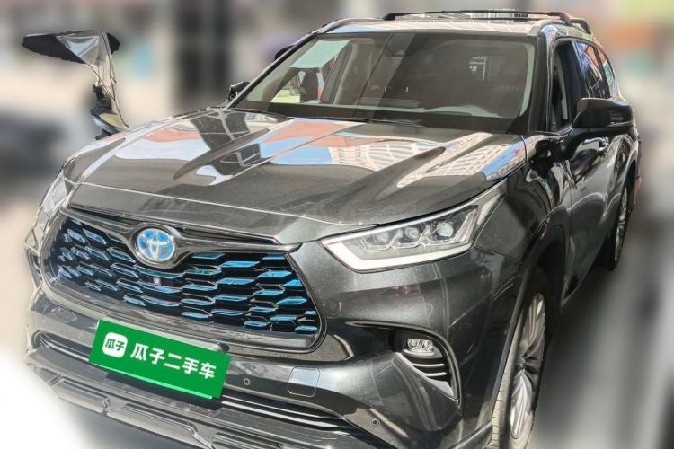 Used Toyota Highlander 2022 Dual-Engine 2.5L 4x4 Elite Edition 7-Seater Guazi used car, China used car export, Used car for sale, Used cars, Cheapest cars for sale
