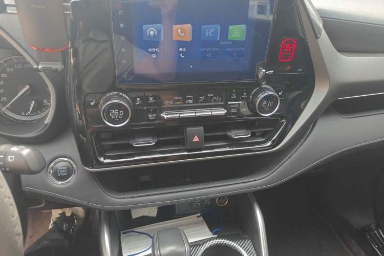 Used Toyota Highlander 2022 380T Four-Wheel Drive Ultimate 7-Seater Audio And AC Panel