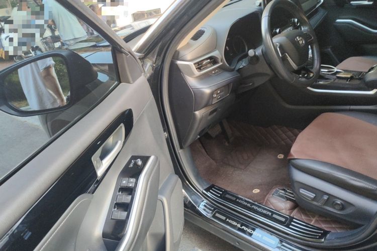 Used Toyota Highlander 2022 Dual-Engine 2.5L Four-Wheel Drive Prestige Version 7 Seats Driver Seat