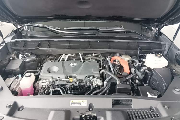 Used Toyota Highlander 2022 Dual-Engine 2.5L Four-Wheel Drive Prestige Version 7 Seats Engine Bay