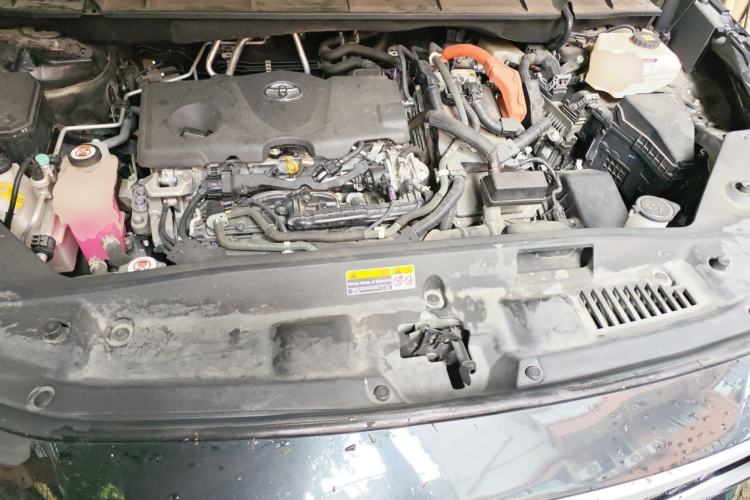 Used Toyota Highlander 2022 Dual-Engine 2.5L Four-Wheel Drive Prestige Version 7 Seats Engine Bay