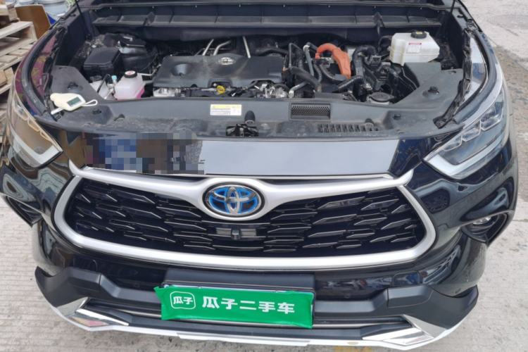 Used Toyota Highlander 2022 Dual-Engine 2.5L Four-Wheel Drive Prestige Version 7 Seats Engine Bay