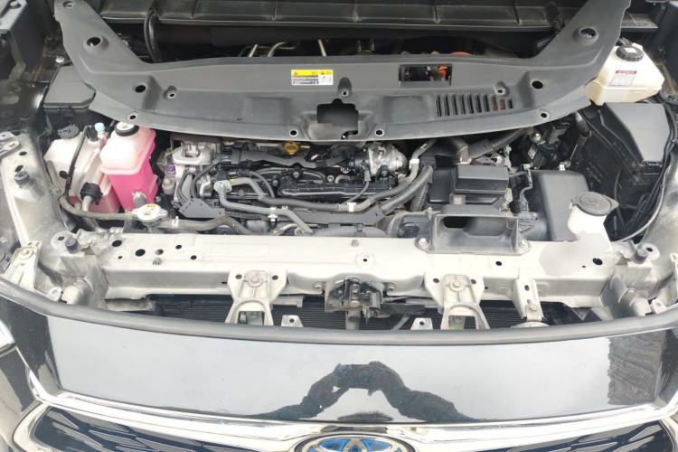 Used Toyota Highlander 2022 Dual-Engine 2.5L Four-Wheel Drive Supreme Edition 7-Seater Engine Bay