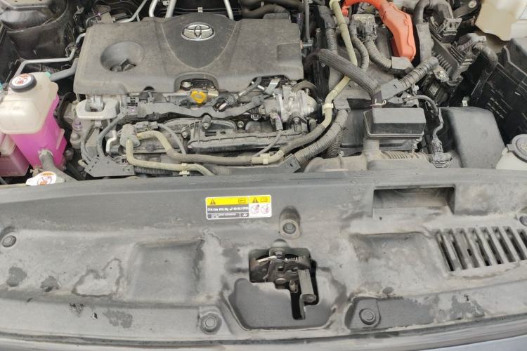 Used Toyota Highlander 2022 Dual-Engine 2.5L Four-Wheel Drive Prestige Version 7 Seats Engine Bay
