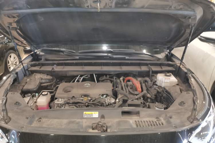 Used Toyota Highlander 2022 Dual-Engine 2.5L Four-Wheel Drive Prestige Version 7 Seats Engine Bay