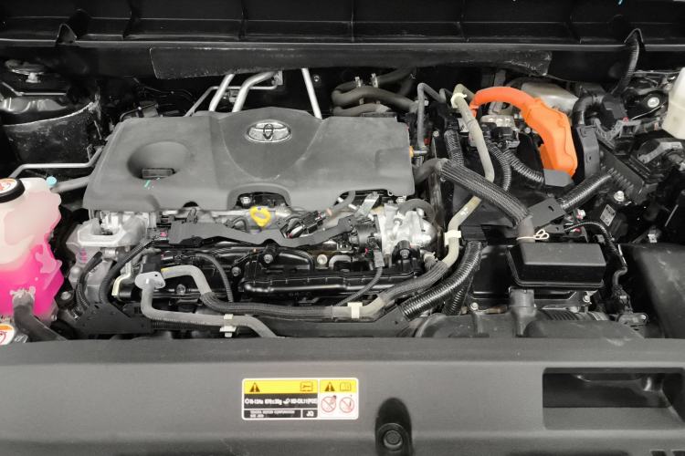Used Toyota Highlander 2022 Dual-Engine 2.5L Four-Wheel Drive Prestige Version 7 Seats Engine Bay