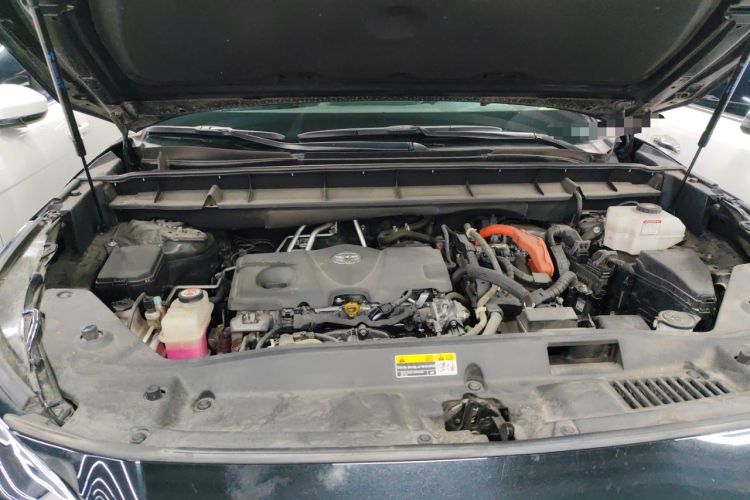 Used Toyota Highlander 2022 Dual-Engine 2.5L Four-Wheel Drive Prestige Version 7 Seats Engine Bay