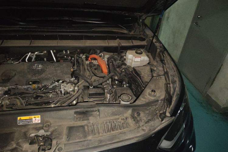 Used Toyota Highlander 2022 Dual-Engine 2.5L Four-Wheel Drive Supreme Edition 7-Seater Engine Bay Left