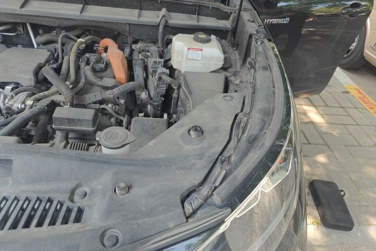 Used Toyota Highlander 2022 Dual-Engine 2.5L Four-Wheel Drive Supreme Edition 7-Seater Engine Bay Left