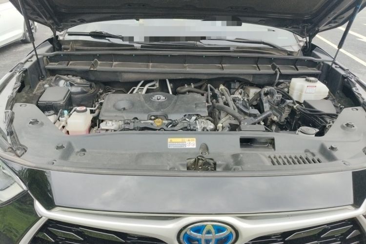 Used Toyota Highlander 2022 Dual-Engine 2.5L Two-Wheel Drive Prestige Edition 7-Seater Engine Bay