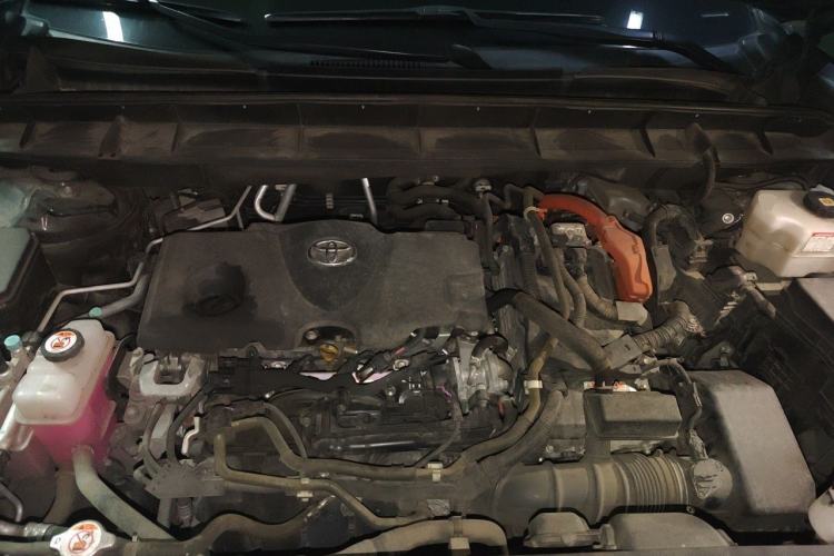 Used Toyota Highlander 2022 Dual-Engine 2.5L Four-Wheel Drive Prestige Version 7 Seats Engine Bay