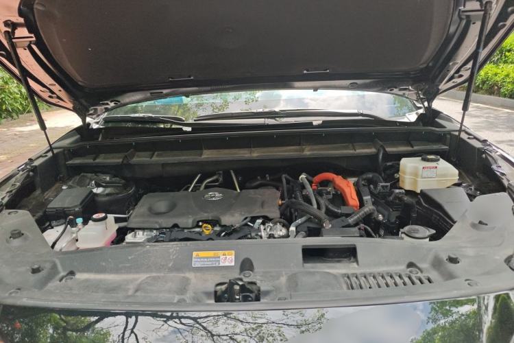 Used Toyota Highlander 2022 Dual-Engine 2.5L Four-Wheel Drive Prestige Version 7 Seats Engine Bay