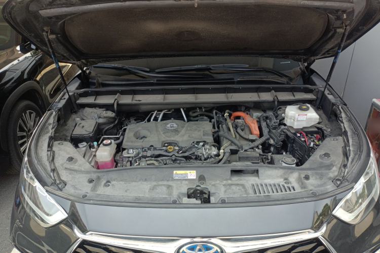 Used Toyota Highlander 2022 Dual-Engine 2.5L Four-Wheel Drive Supreme Edition 7-Seater Engine Bay