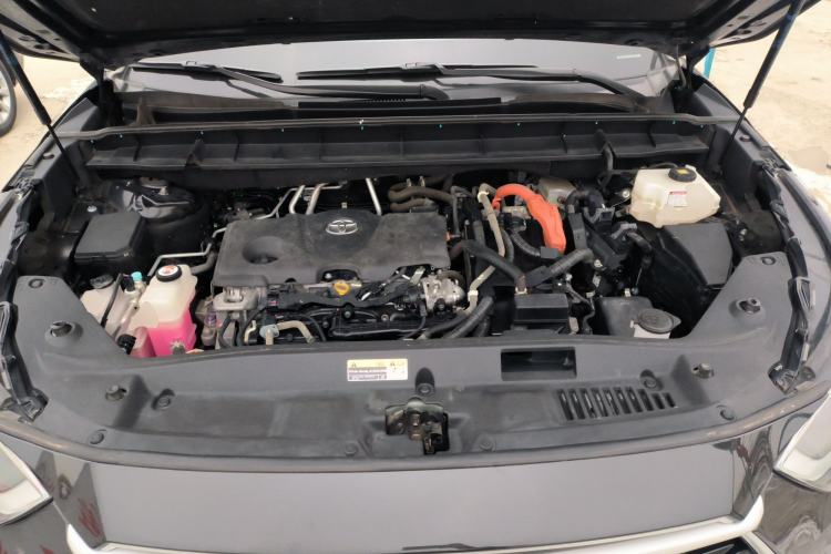 Used Toyota Highlander 2022 Dual-Engine 2.5L Four-Wheel Drive Prestige Version 7 Seats Engine Bay