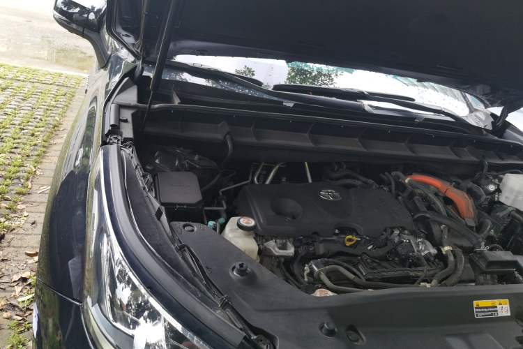 Used Toyota Highlander 2022 Dual-Engine 2.5L Four-Wheel Drive Prestige Version 7 Seats Engine Bay Right