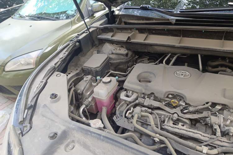 Used Toyota Highlander 2022 Dual-Engine 2.5L Four-Wheel Drive Prestige Version 7 Seats Engine Bay Right