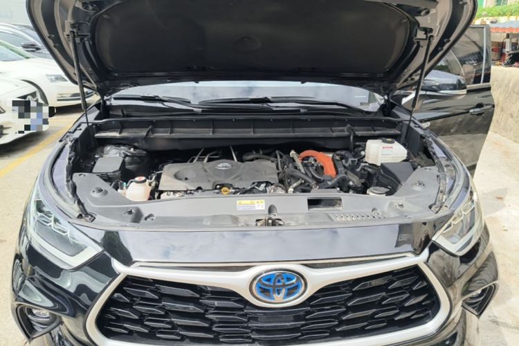 Used Toyota Highlander 2022 Dual-Engine 2.5L Four-Wheel Drive Supreme Edition 7-Seater Engine Bay