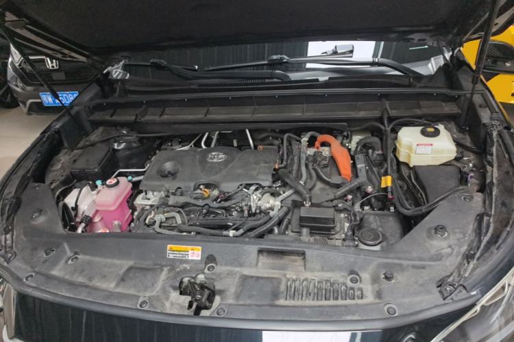 Used Toyota Highlander 2022 Dual-Engine 2.5L Four-Wheel Drive Prestige Version 7 Seats Engine Bay