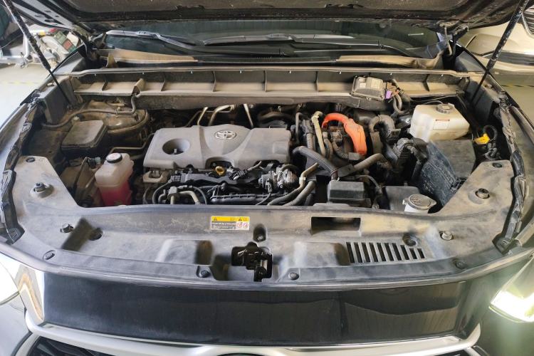 Used Toyota Highlander 2022 Dual-Engine 2.5L Four-Wheel Drive Prestige Version 7 Seats Engine Bay