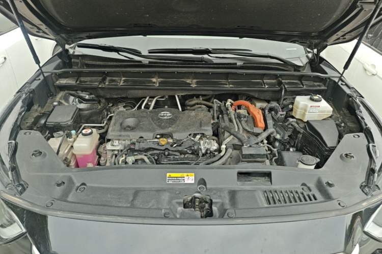 Used Toyota Highlander 2022 Dual-Engine 2.5L Four-Wheel Drive Prestige Version 7 Seats Engine Bay