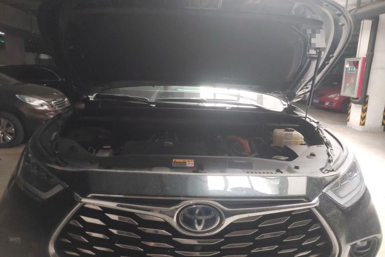Used Toyota Highlander 2022 Dual-Engine 2.5L Four-Wheel Drive Supreme Edition 7-Seater Engine Bay