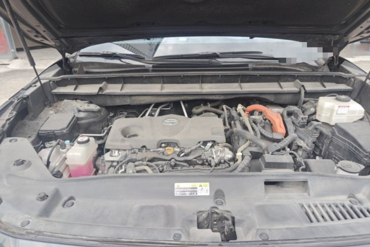 Used Toyota Highlander 2022 Dual-Engine 2.5L Four-Wheel Drive Prestige Version 7 Seats Engine Bay