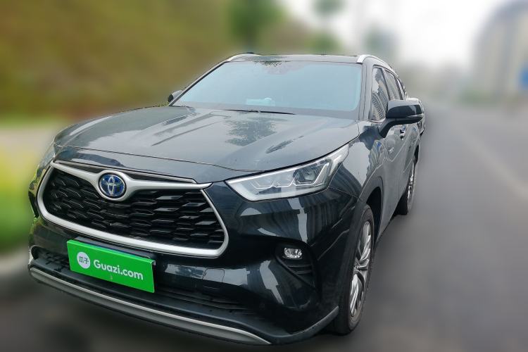 Used Toyota Highlander 2022 Dual-Engine 2.5L Two-Wheel Drive Prestige Edition 7-Seater Front Left 45 Deg