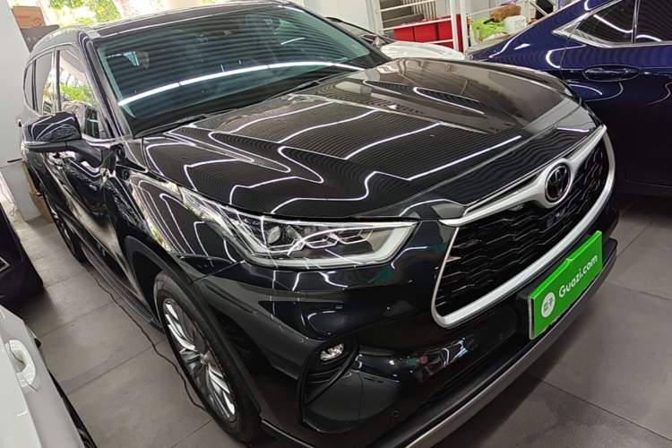 Used Toyota Highlander 2022 380T Four-Wheel Drive Prestige Edition 7-Seater Front Right 45 Deg
