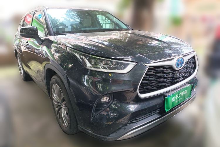 Used Toyota Highlander 2022 Dual-Engine 2.5L Four-Wheel Drive Prestige Version 7 Seats Front Right 45 Deg