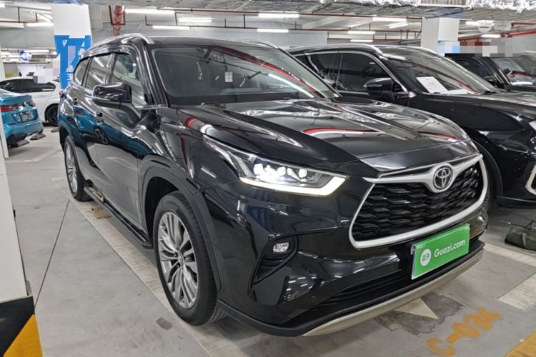 Used Toyota Highlander 2022 380T Four-Wheel Drive Prestige Edition 7-Seater Front Right 45 Deg